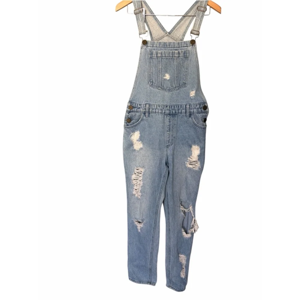 Show Me your Mumu Blue Alma Overalls Sz XS - Picture 2 of 8
